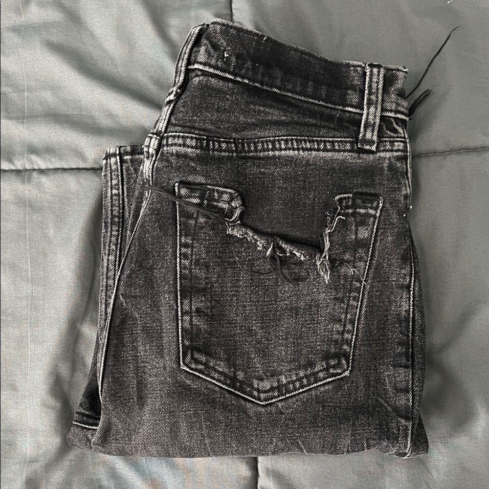 Abercrombie & Fitch High Rise Ankle Straight Size 25R